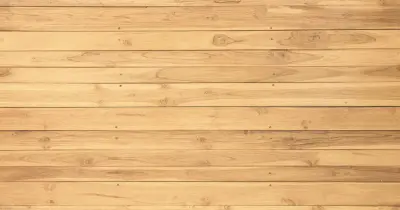 Brown wooden parquet flooring in warm tones