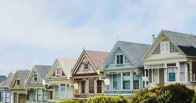 Multi-family apartment building with well-maintained exterior