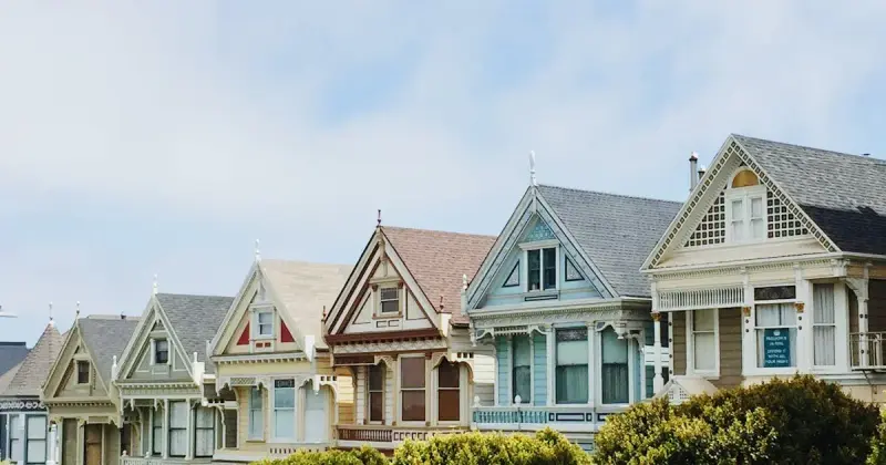 Multi-family apartment building with well-maintained exterior