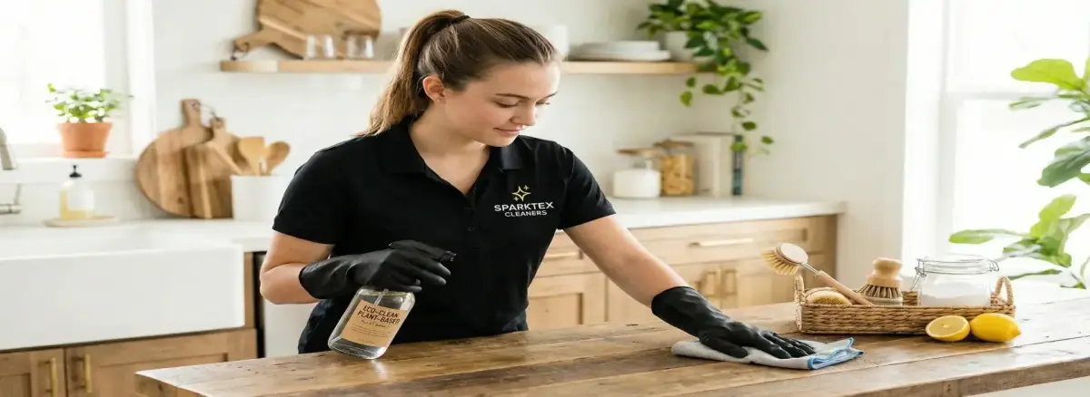 Professional eco-friendly cleaning services in North Houston