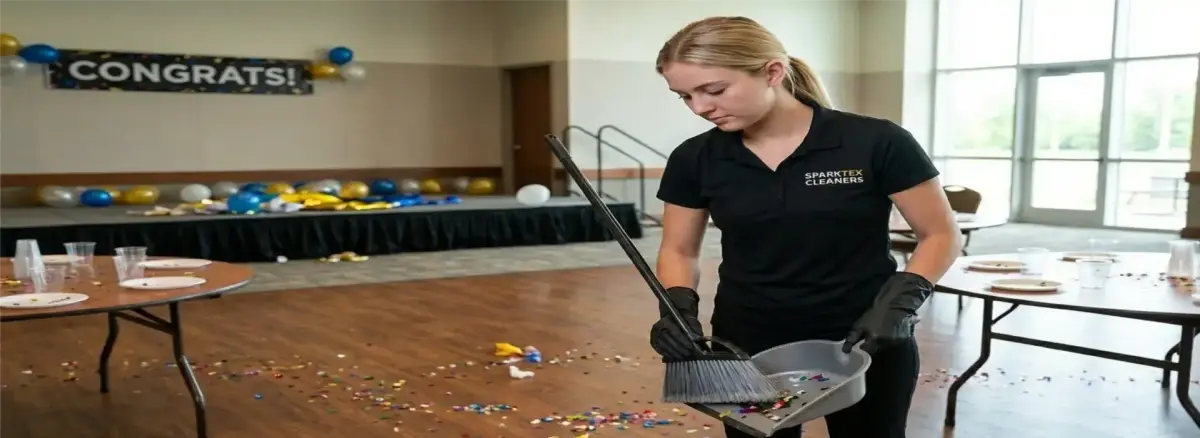Professional post-event cleaning services in North Houston