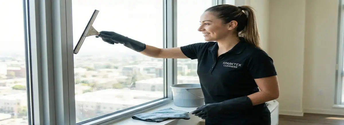 Professional window cleaning services in North Houston