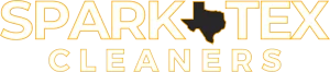 Special Offers 2 SparkTex Cleaners logo with Texas outline and special offers.